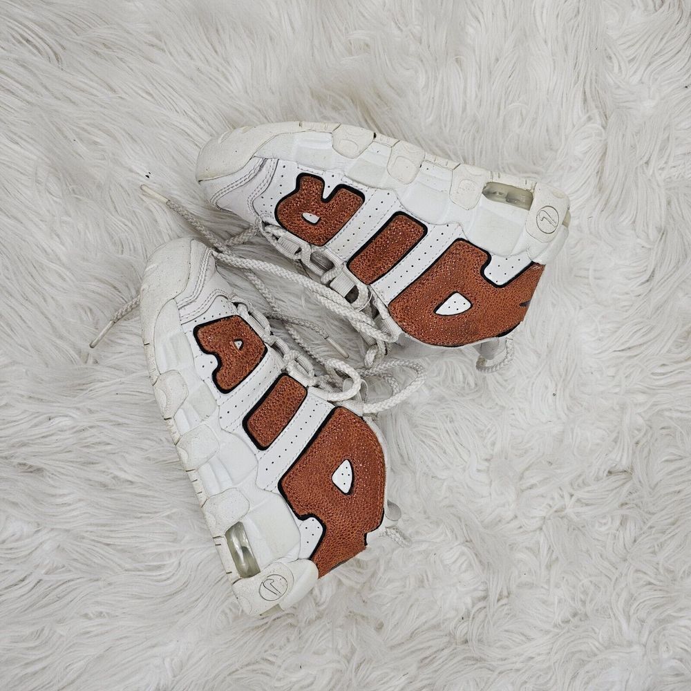 NIKE AIR MORE UPTEMPO (PS) PHANTOM-BLACK-DARK RUSSET-SAIL SZ 13C  [DZ5322-001]
